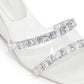 Cassandra Diamond Heels (White)
