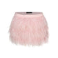 Ambre Feather Skirt (Pink)