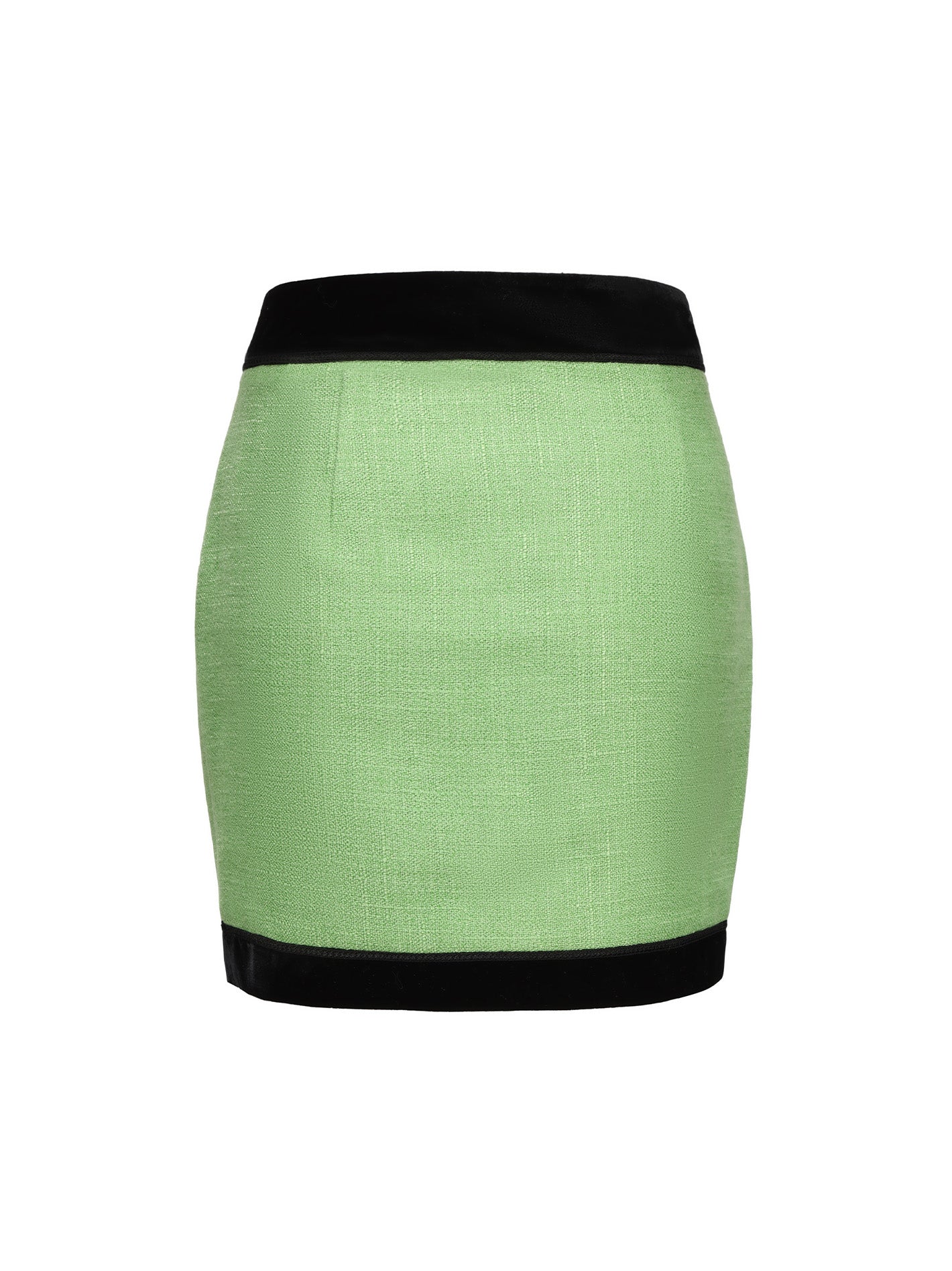 Michelle Tweed Skirt (Green)