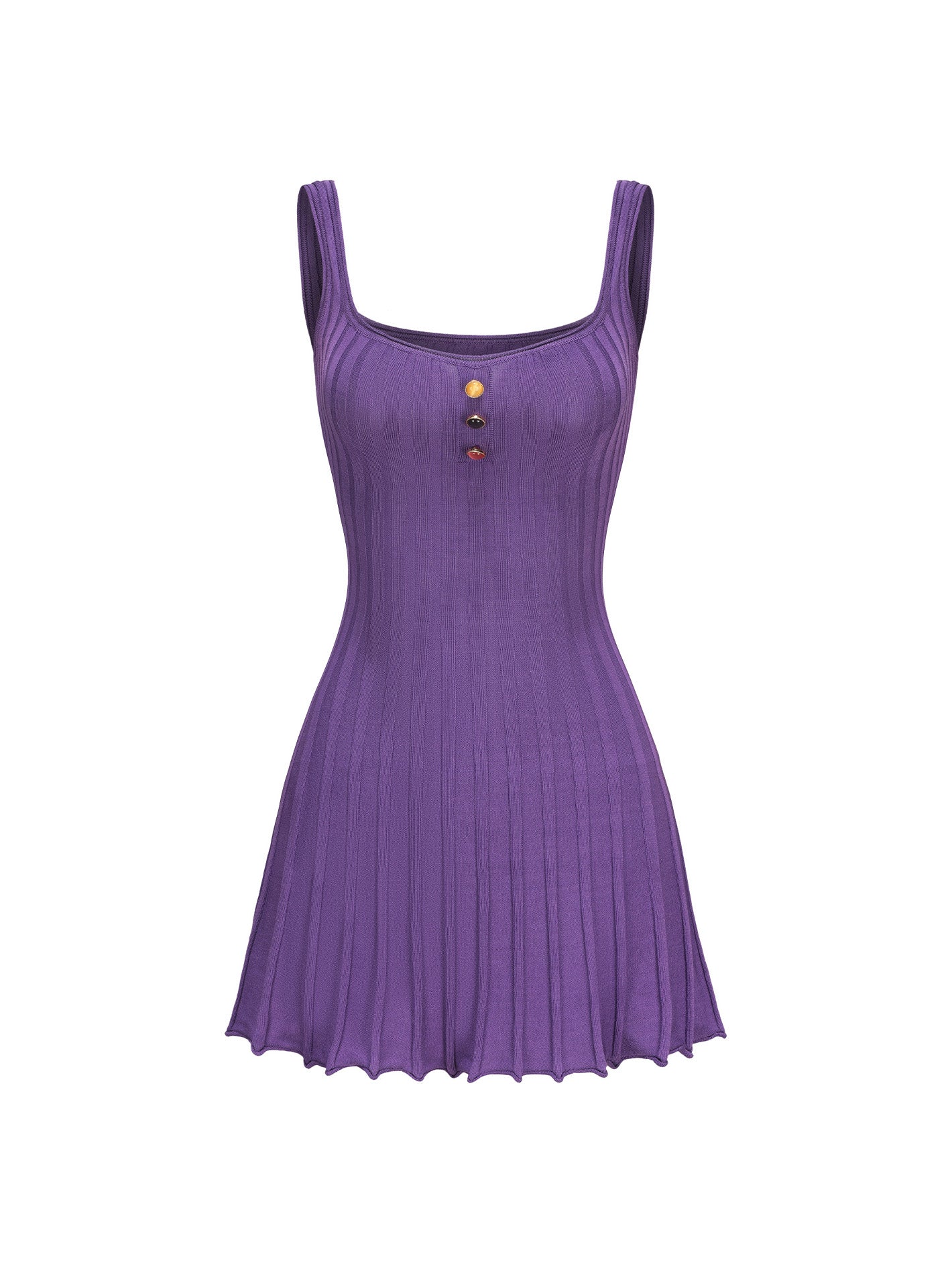 Janelle Knit Dress (Purple)