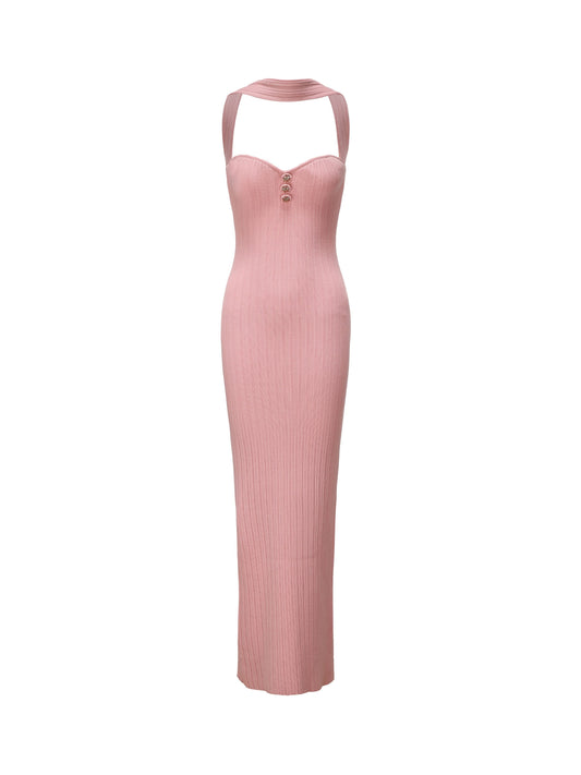 Estelle Knit Dress (Pink)