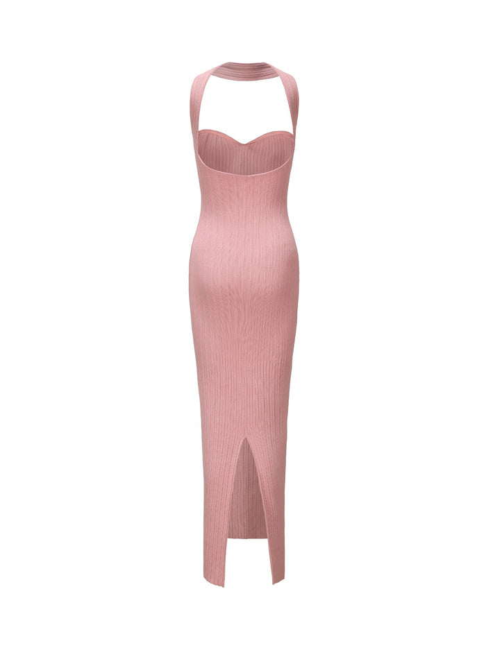 Estelle Knit Dress: Pink Maxi Dress for Date Night | Nana Jacqueline, Pink / L Estelle Knit Dress: Pink Maxi Dress for Date Night | Nana Jacqueline, Pink / L
