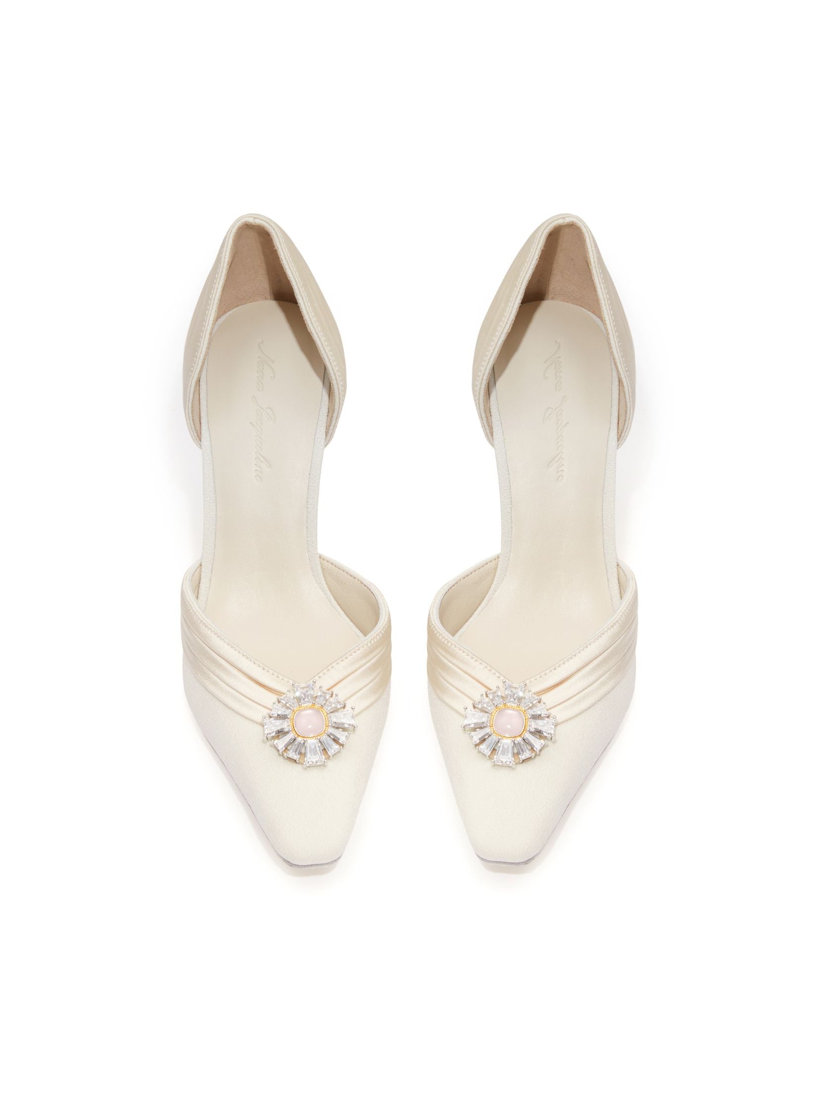 Diana Diamond Heels (White)