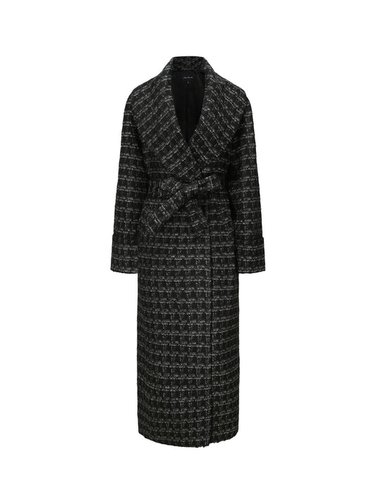 Emmeline Lapel Coat (Black)