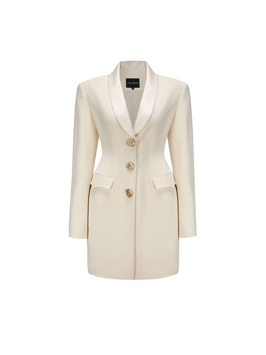 Sasha Suit Jacket (White)