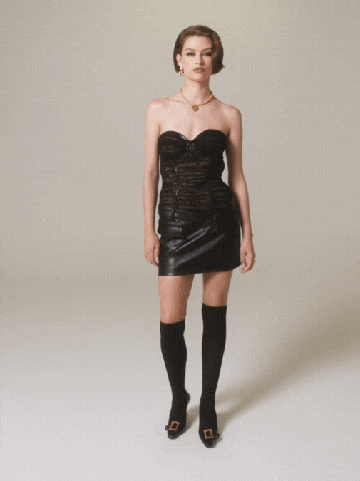 Jane Lace Dress (Black)