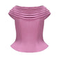 Belle Satin Top (Pink) (Final Sale)
