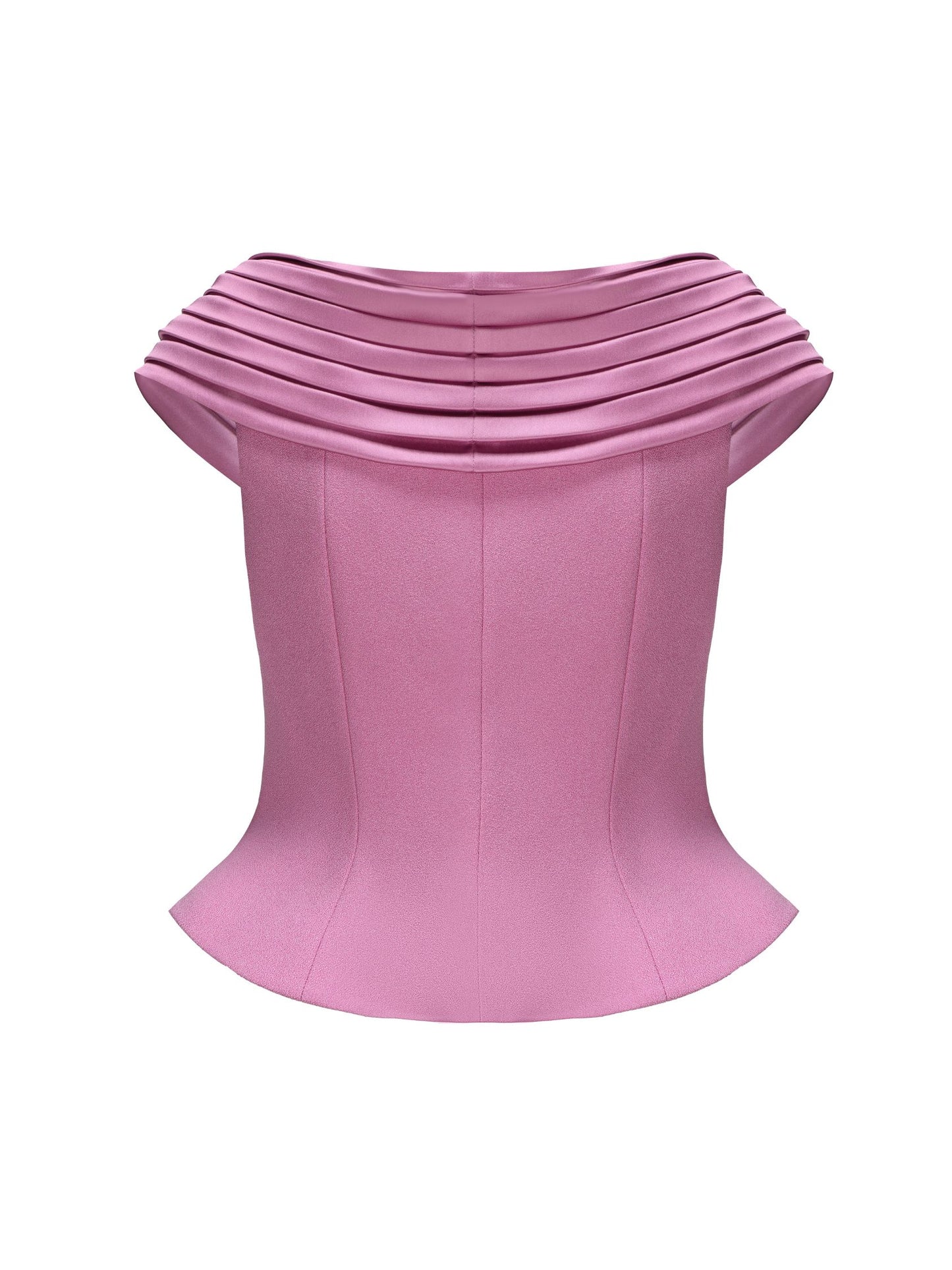 Belle Satin Top (Pink)