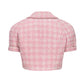 Chelsea Tweed Top  (Pink) (Final Sale)
