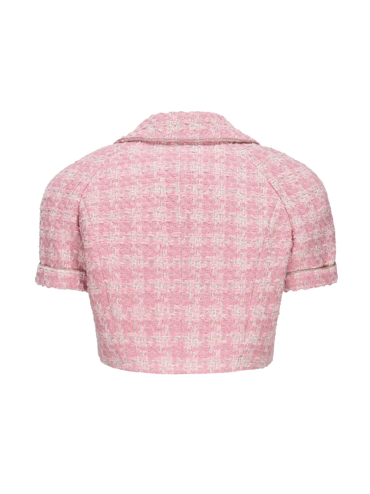 Chelsea Tweed Top  (Pink)