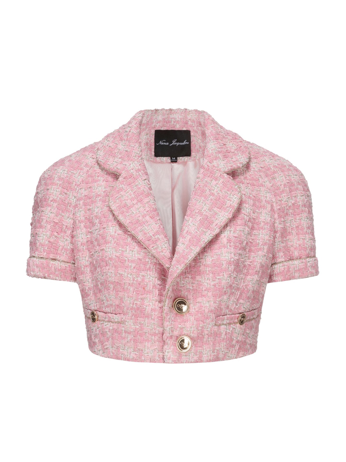 Chelsea Tweed Top  (Pink) (Final Sale)