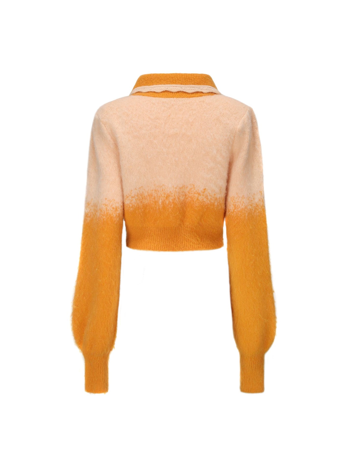 Emily Knit Cardigan Set (Orange) (Final Sale)