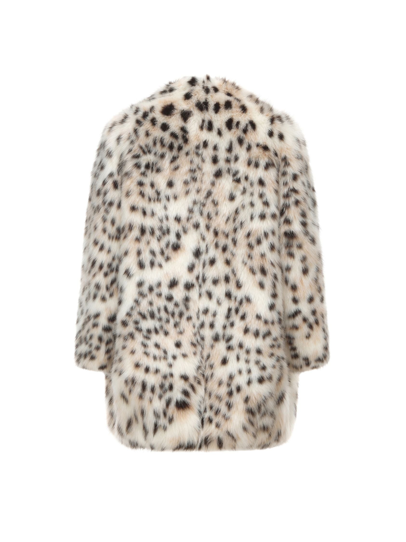 Sandwich leopard print clearance coat