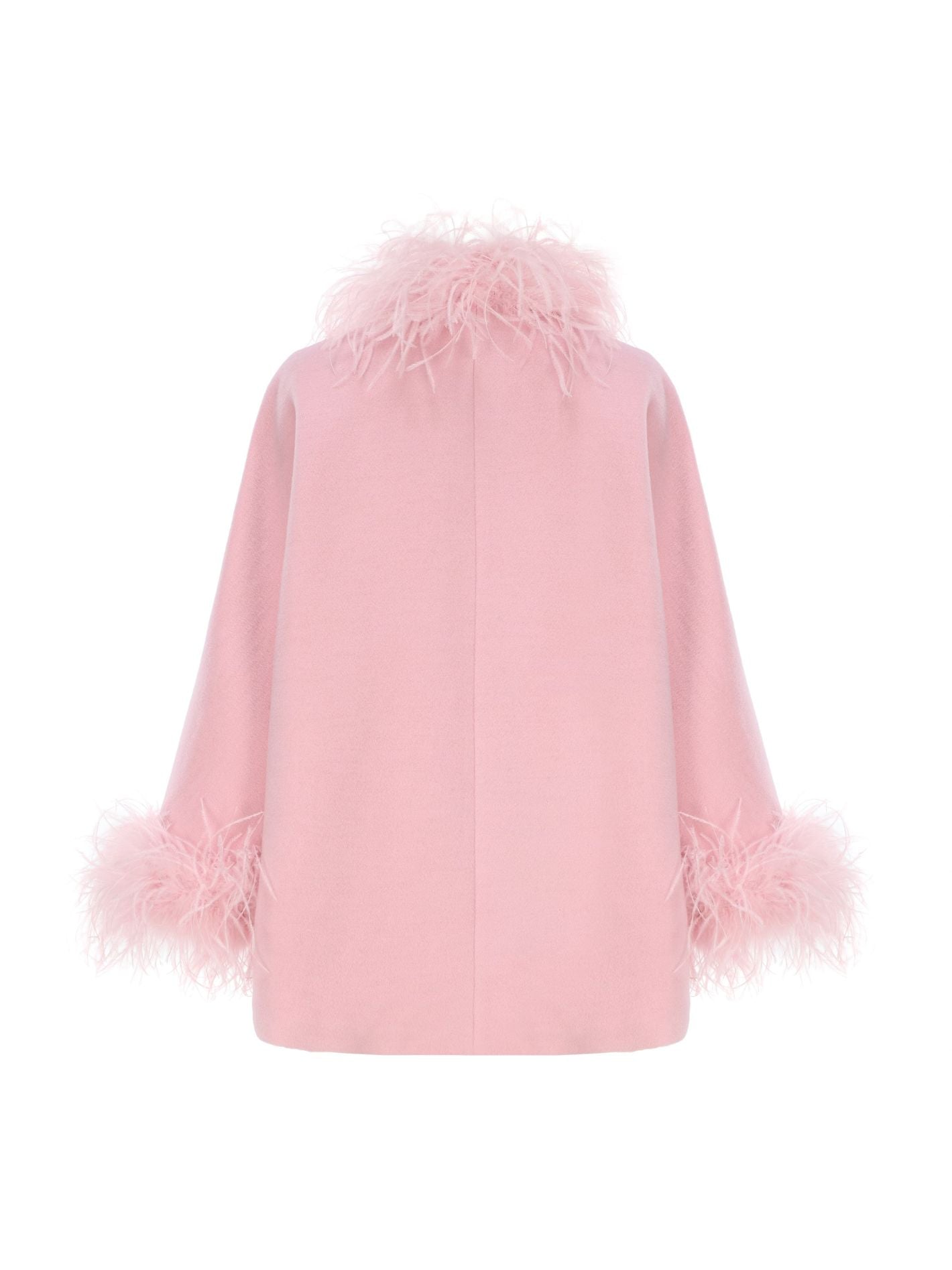 Angelica Feather Coat (Pink)