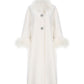 Nina Feather Coat (White)