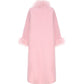 Nina Feather Coat (Pink)