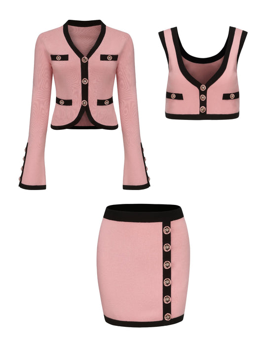 Matilda Knit Set (Pink)