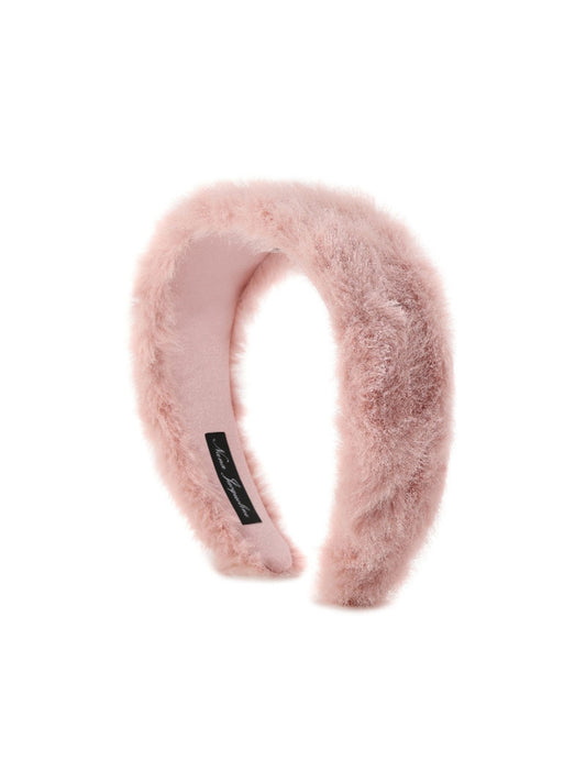 Melanie Fur Headband (Pink)