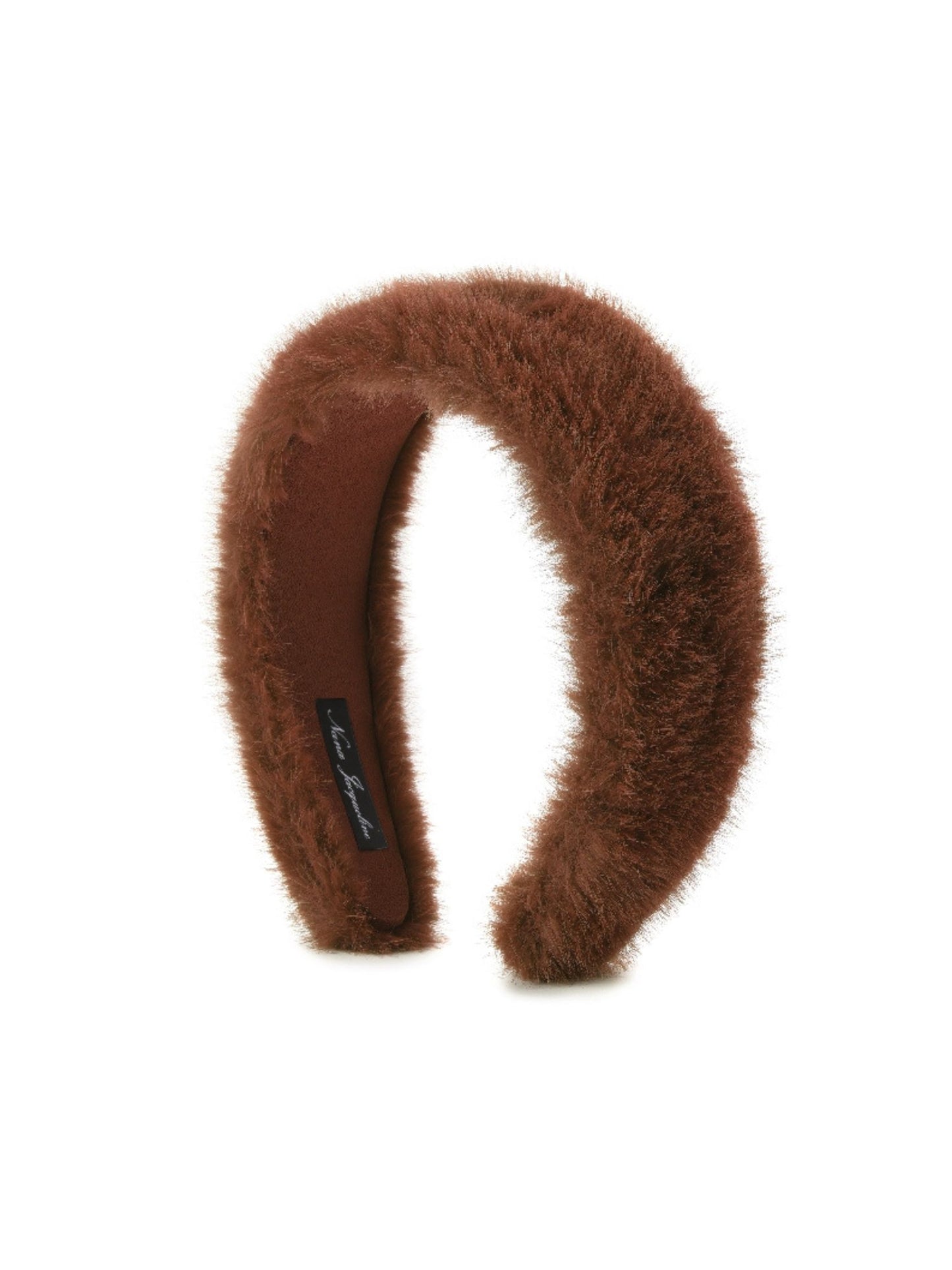 Melanie Fur Headband (Brown)