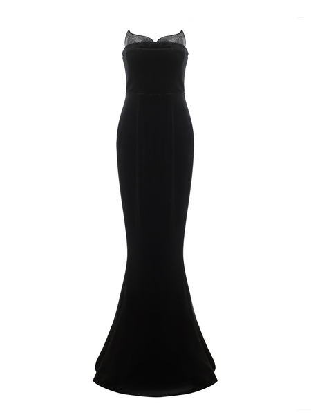 Juliana Velvet Dress: Black Maxi Dress for Formal Event | Nana Jacqueline Black / L Juliana Velvet Dress: Black Maxi Dress for Formal Event | Nana Jacqueline Black / L