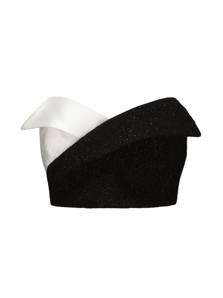 Elizabeth Tube Top: Black Top for Cocktail Party | Nana Jacqueline