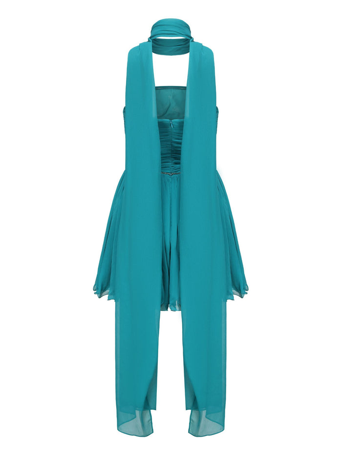 Chloe Dress: Blue Mini Dress for Birthday Celebration | Nana Jacqueline Blue / L Chloe Dress: Blue Mini Dress for Birthday Celebration | Nana Jacqueline Blue / L
