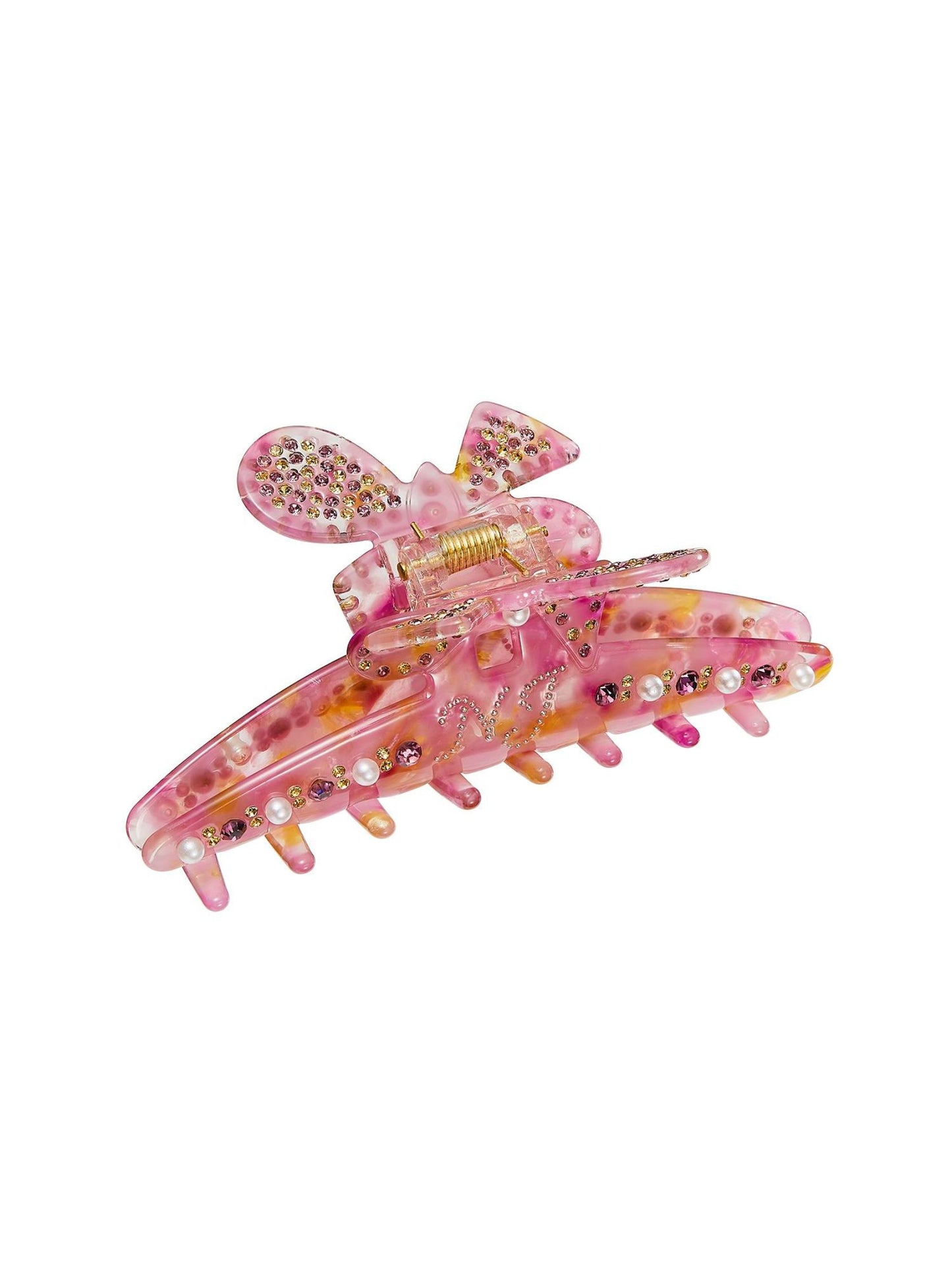 Lola Butterly Crystal Claw Clip (Purple)