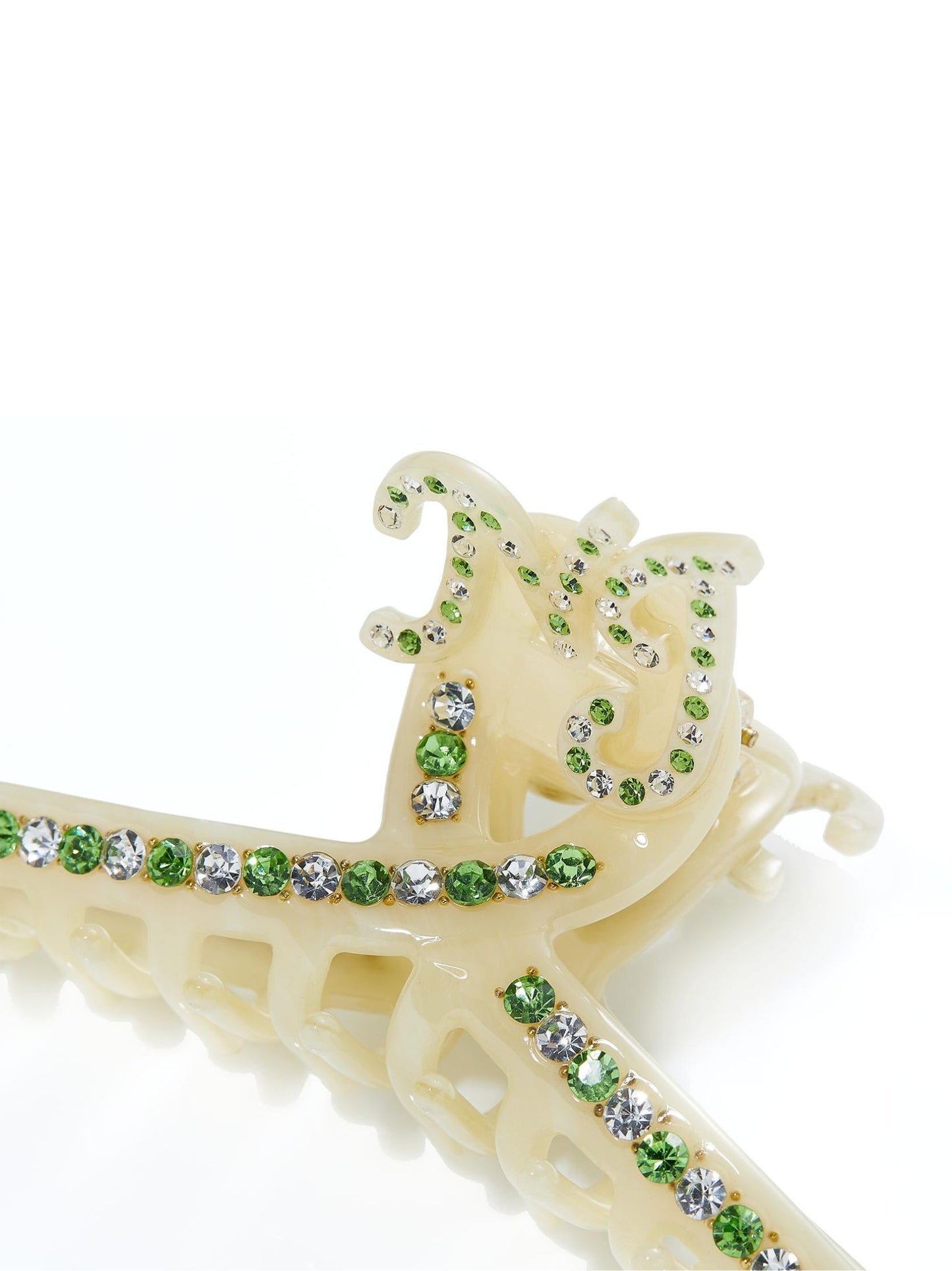 Adriana Crystal Claw Clip (Yellow)