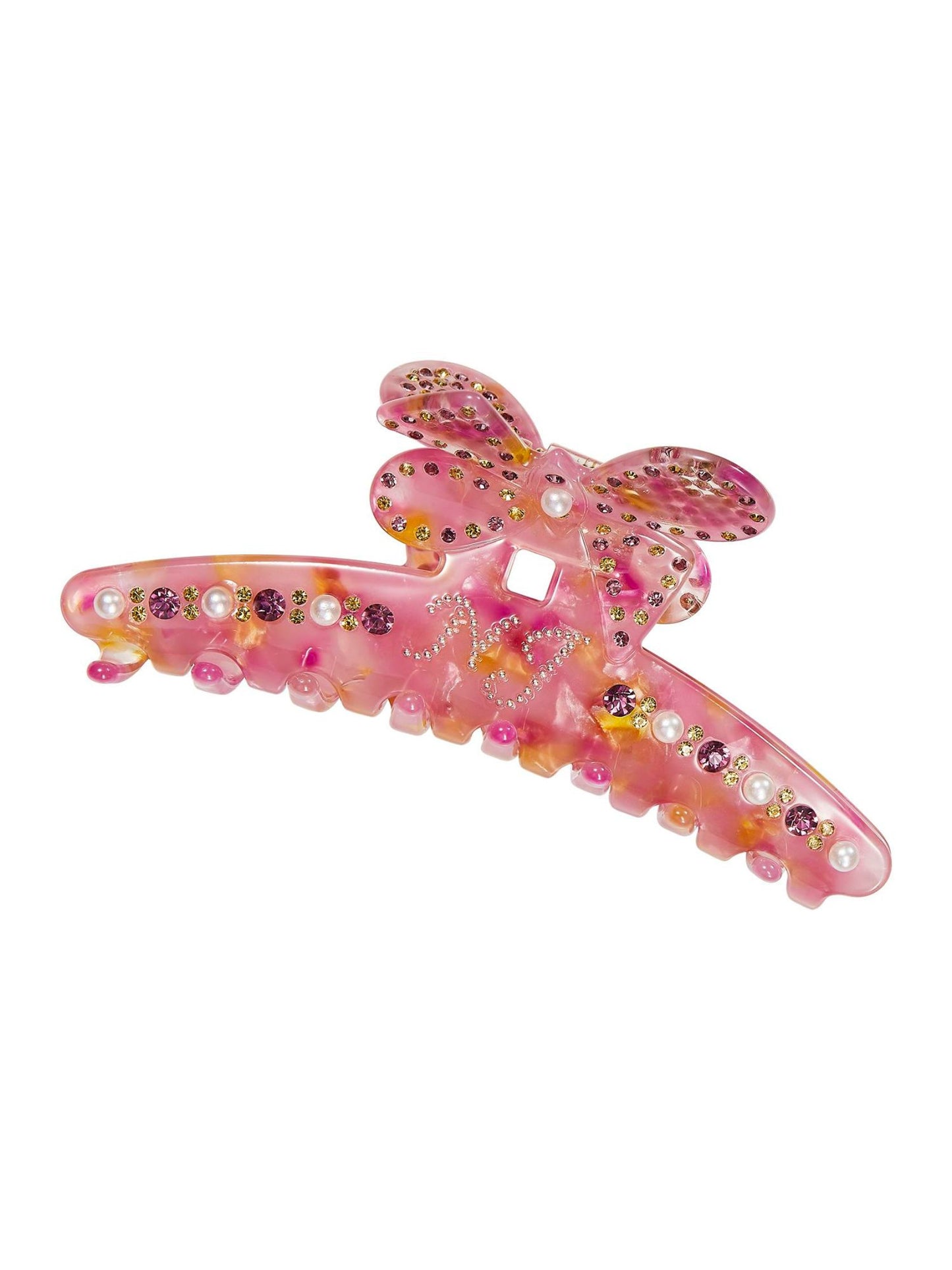 Lola Butterly Crystal Claw Clip (Purple)
