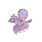 Chloe Crystal Butterfly Claw Clip (Purple)