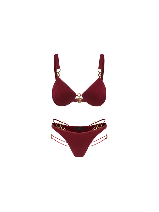 Savannah Bikini Set (Red)