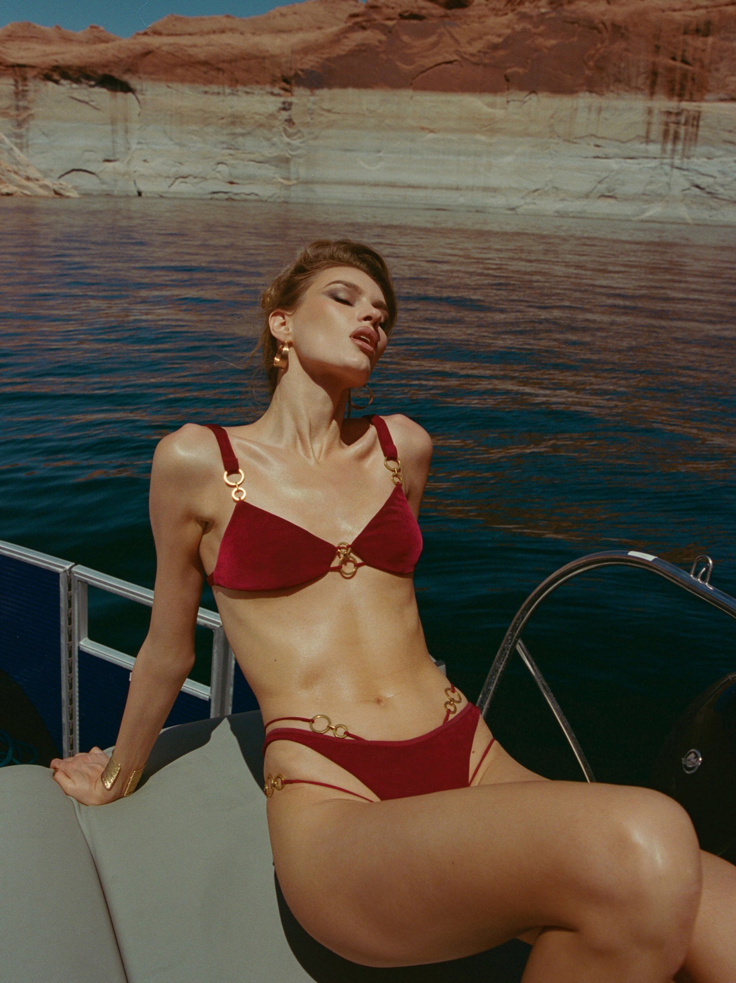 Savannah Bikini Set (Red) (Final Sale)