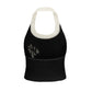 Macie Knit Halter Top (Black) (Final Sale)