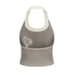 Macie Knit Halter Top (Grey) (Final Sale)