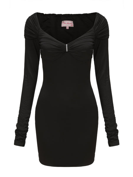 Olivia Dress (Black) (Final Sale) – Nana Jacqueline