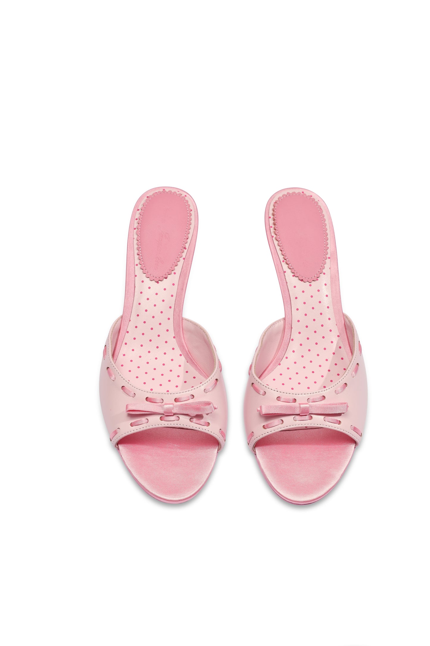 Paulina Bow Heels (Pink) (Final Sale)