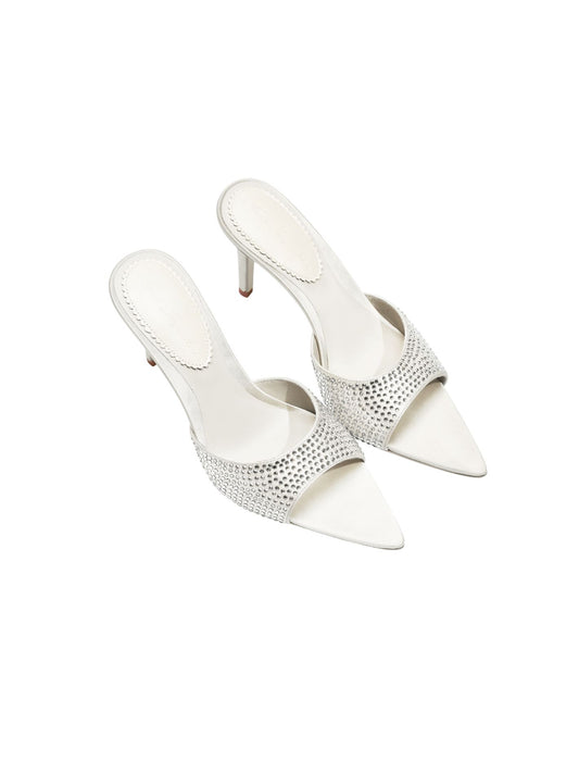 Kate Diamond Heels (White)
