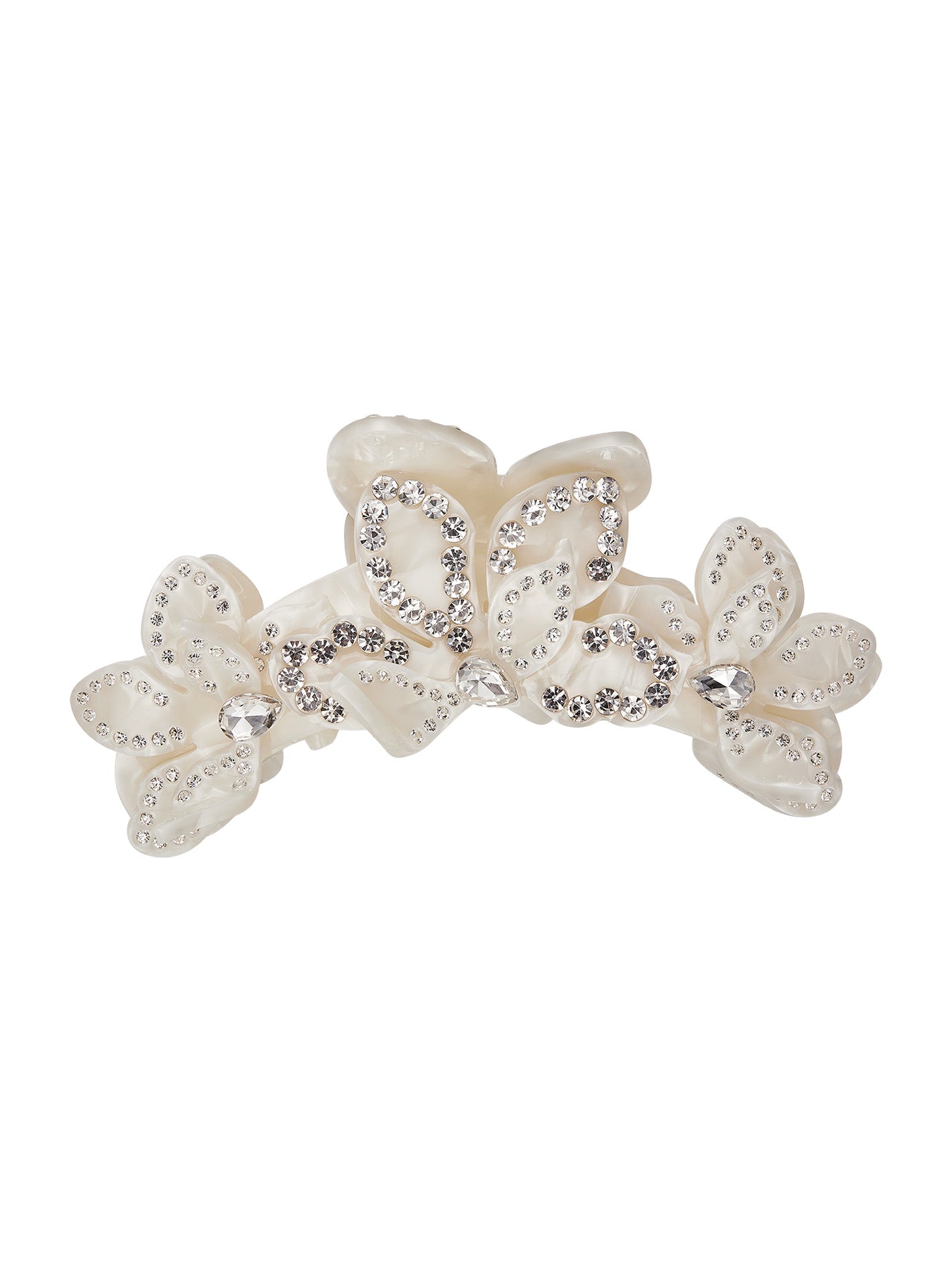 Bianca Hair Clip (White)