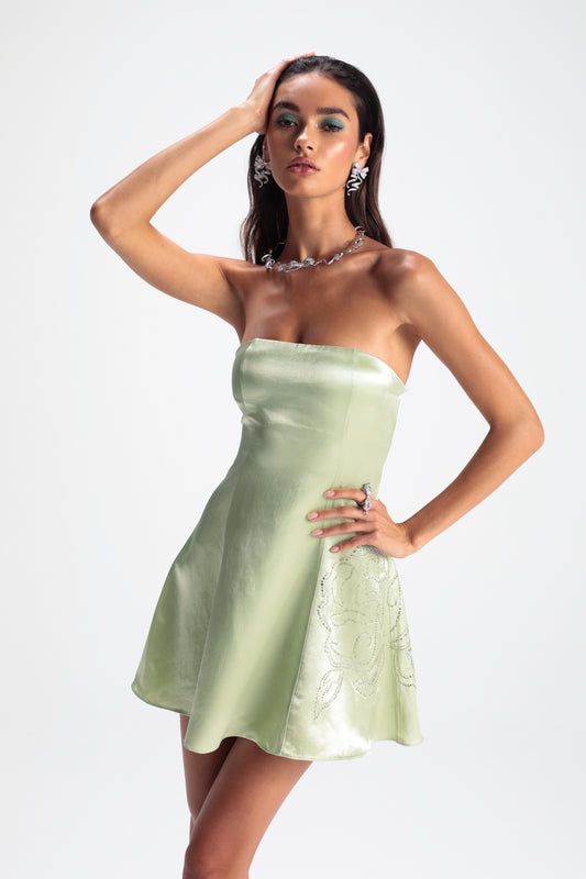 Victoria Rose Dress (Green)