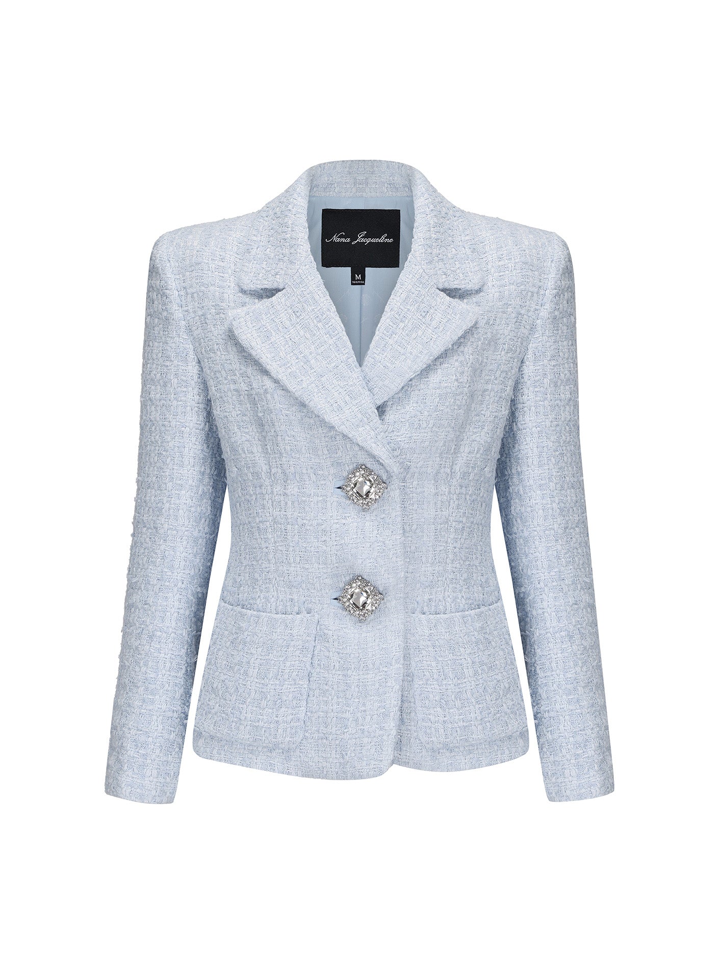 Maya Lapel Suit Jacket (Blue)