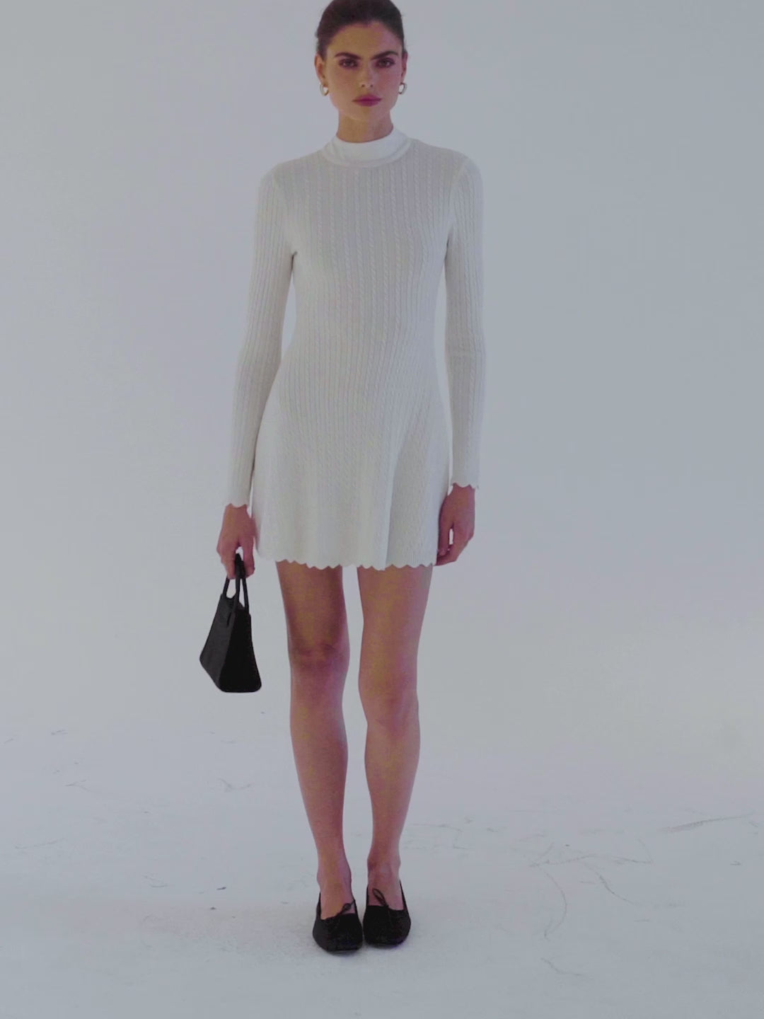 Perla Bow-Back White Dress
