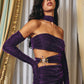 Paulina Halter Dress (Purple) (Final Sale)