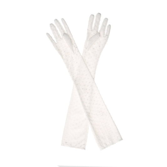 White Danielle Gloves