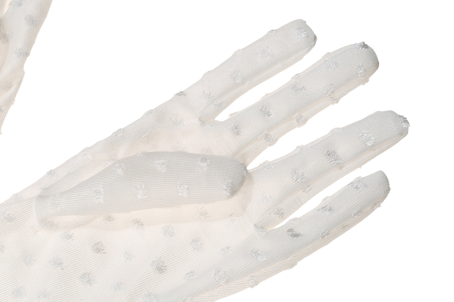 White Danielle Gloves