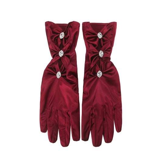 Red Alana Gloves (Final Sale)
