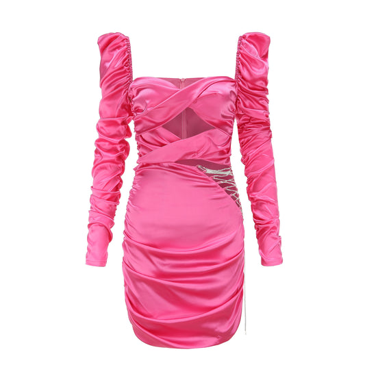 Bonnie Sexy Hot Pink Dress - Nana Jacqueline