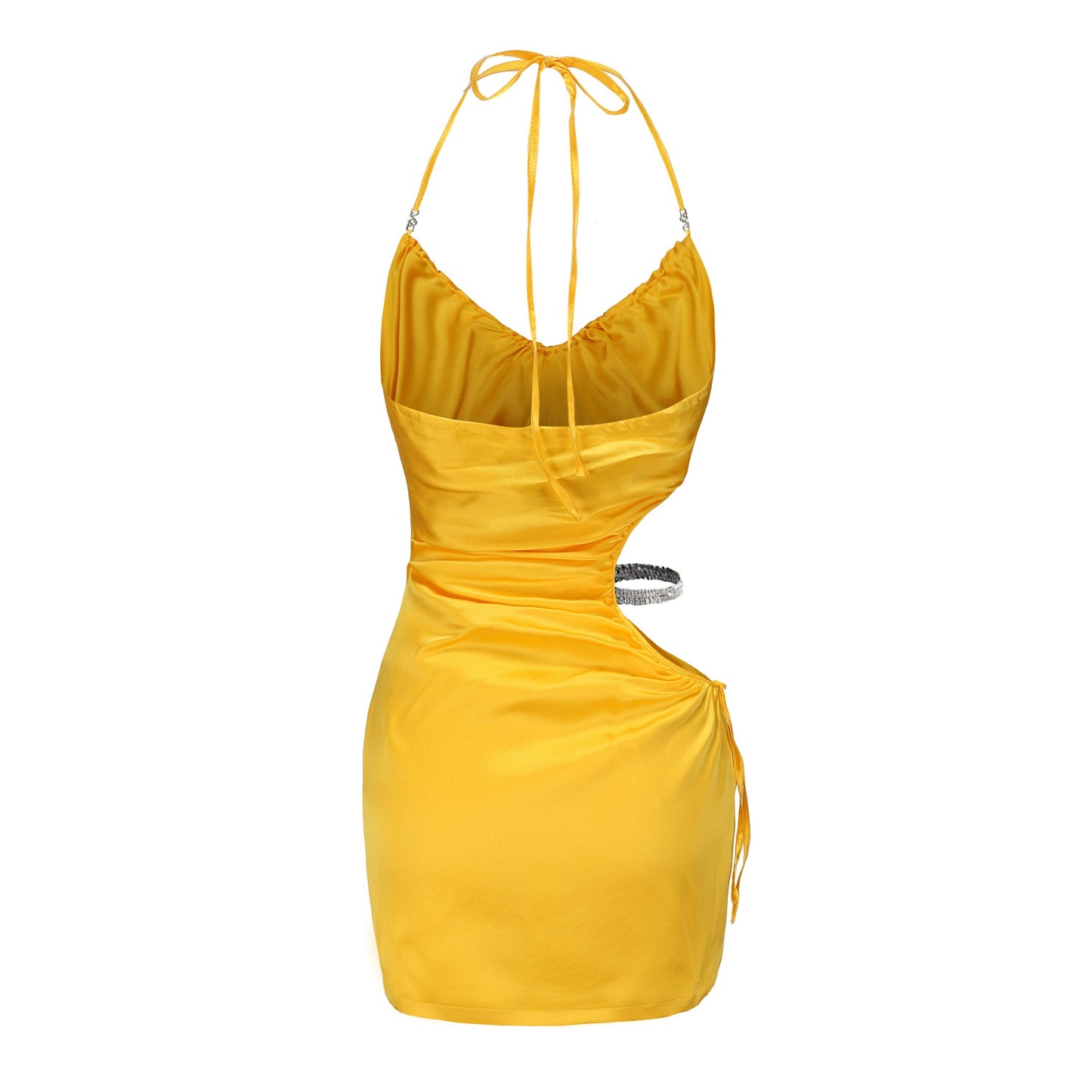 Yellow June Halter Dress - Nana Jacqueline