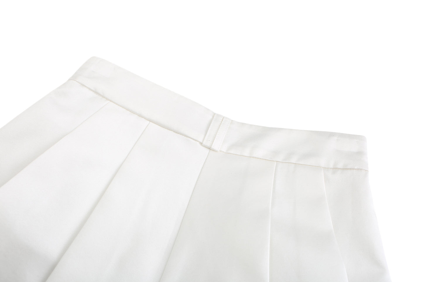 White Milan Shorts