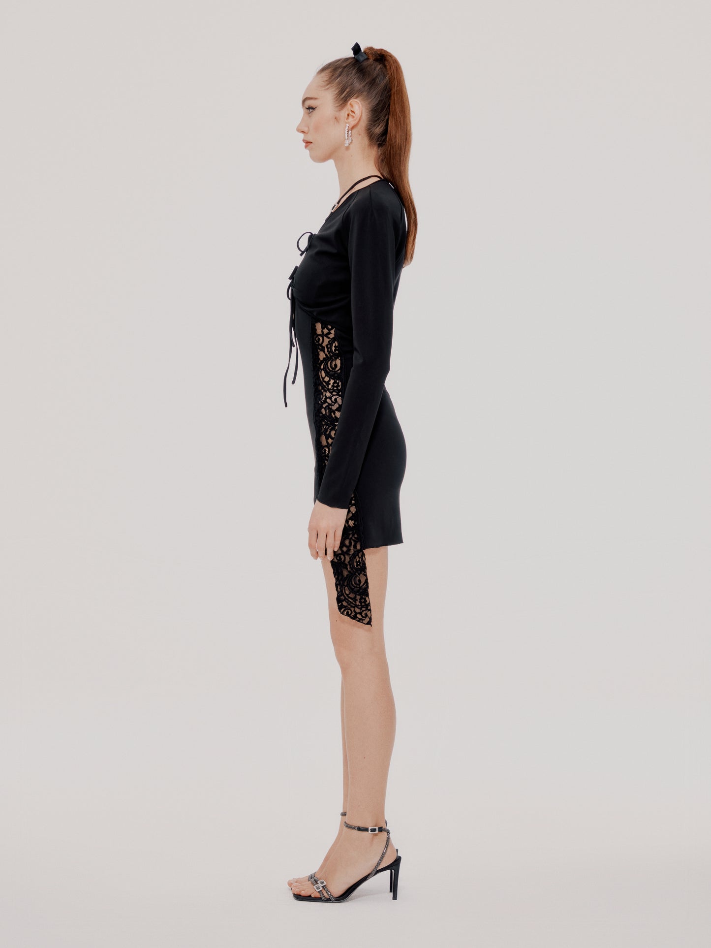 Black Sade Dress (Final Sale)