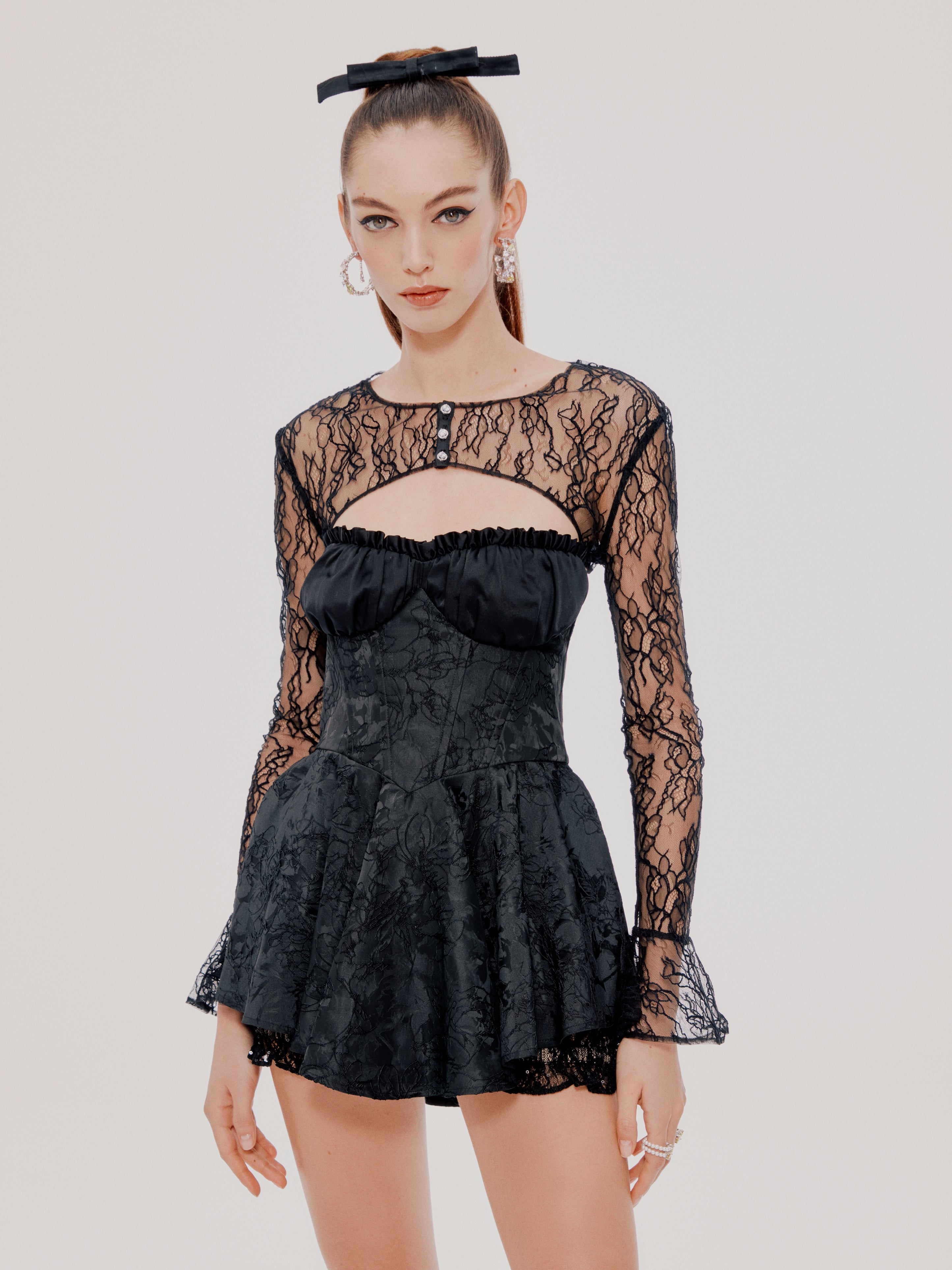 Mirabella Lace Cover/Cardigan | Nana Jacqueline Designer Wear